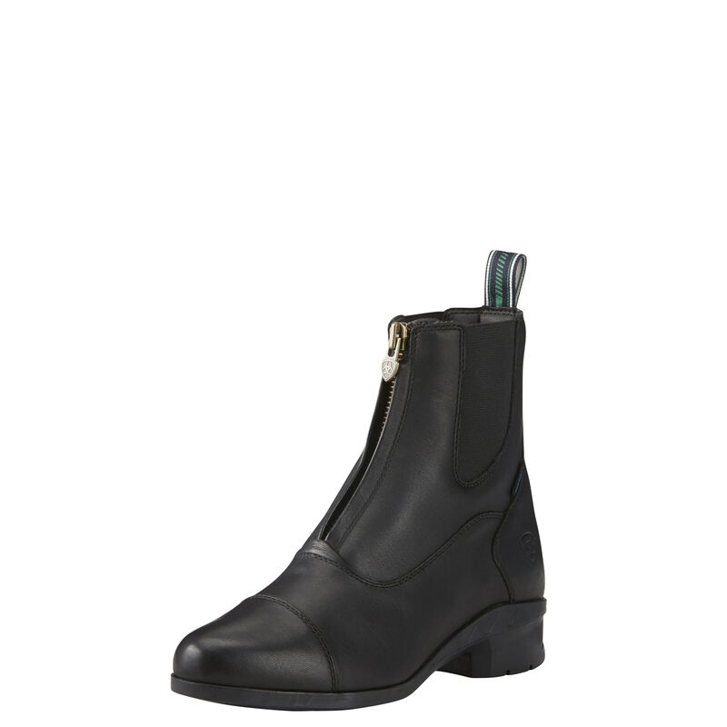 Botas De Montar Ariat Heritage Iv Zip Waterproof Paddock Negras Mujer - Chile 230-GMVWHL